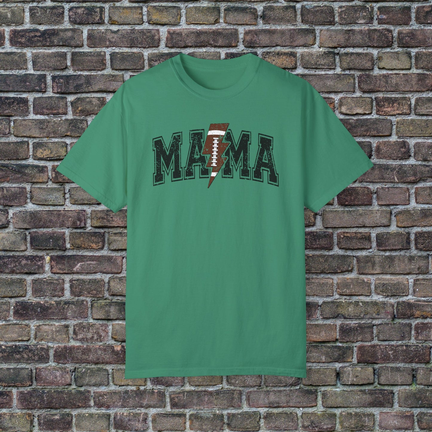 Football Mama Bolt Comfort Colors T
