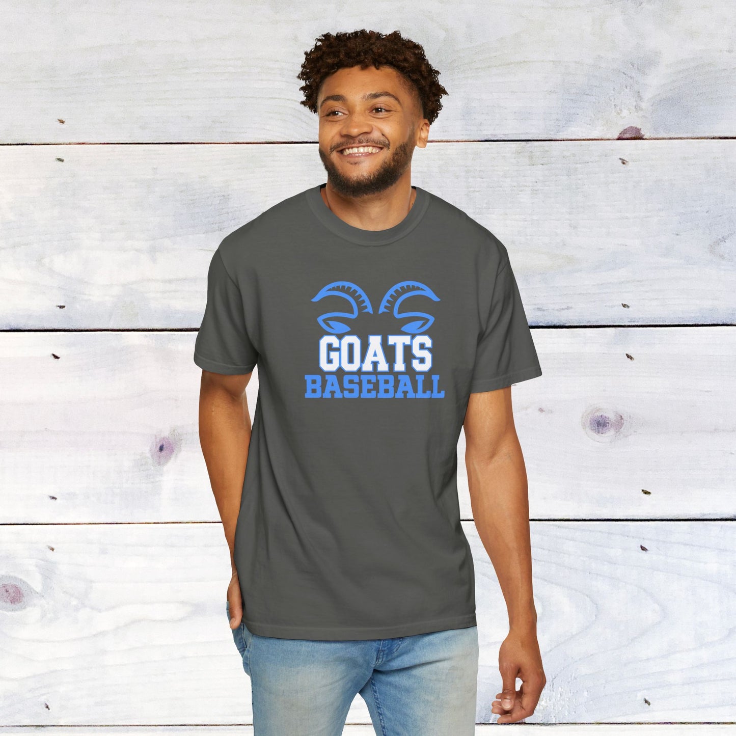 Goats Baseball T-Shirt — Comfort Colors Unisex