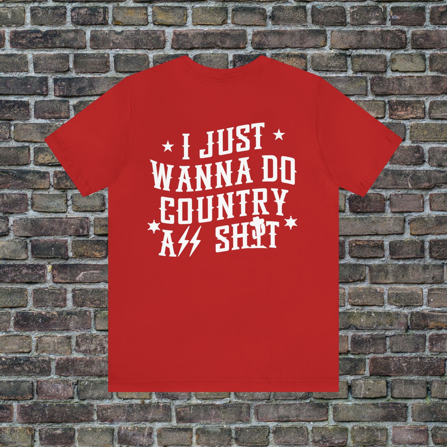 Wallen Tour Shirt - Beer Can Front, Country A$$ Sh*t Back  Unisex T-shirt, White Text