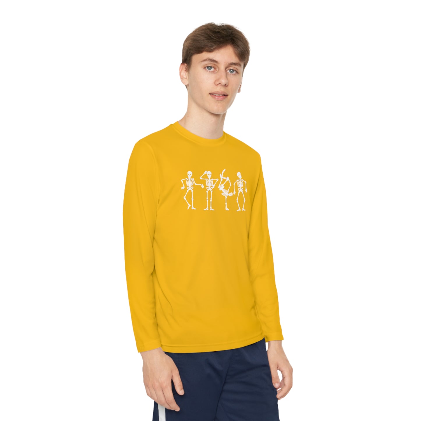 Youth Dancing Skelly Long Sleeve T-Shirt
