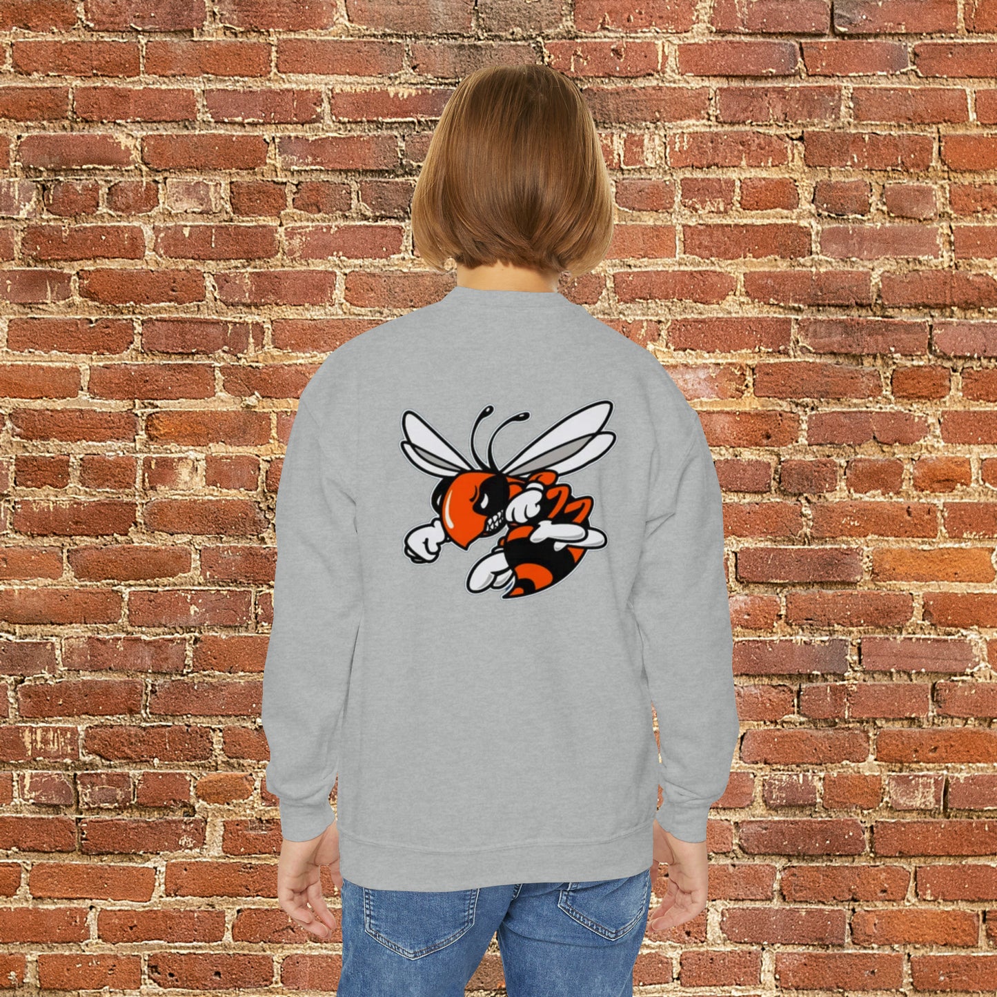 Youth Old School R Front - Fighting Jacket Back Sweater