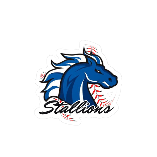 Stallions Team Custom Vinyl Sticker