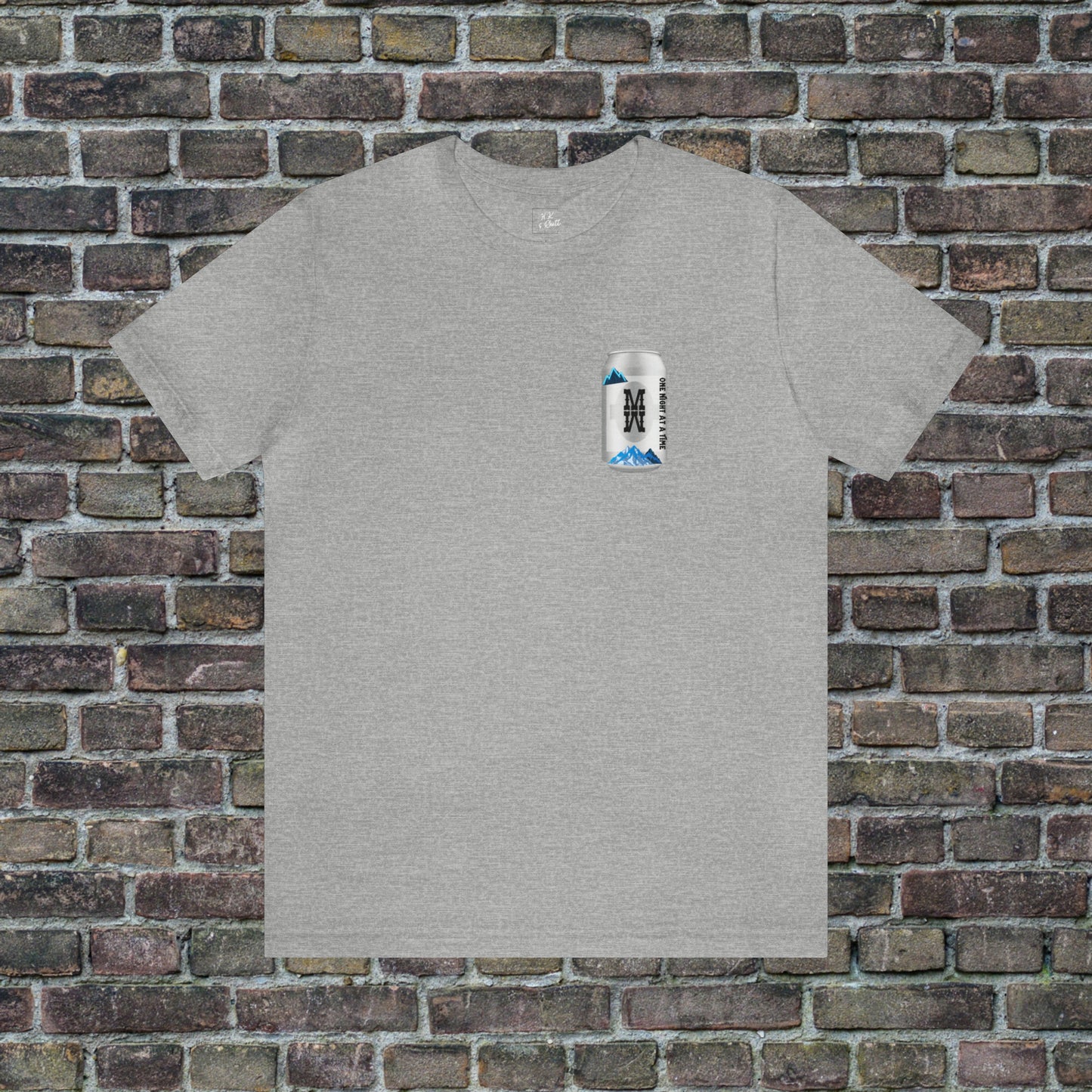 Wallen Tour Shirt - Beer Can Front, Country A$$ Sh*t Back  Unisex T-shirt, White Text