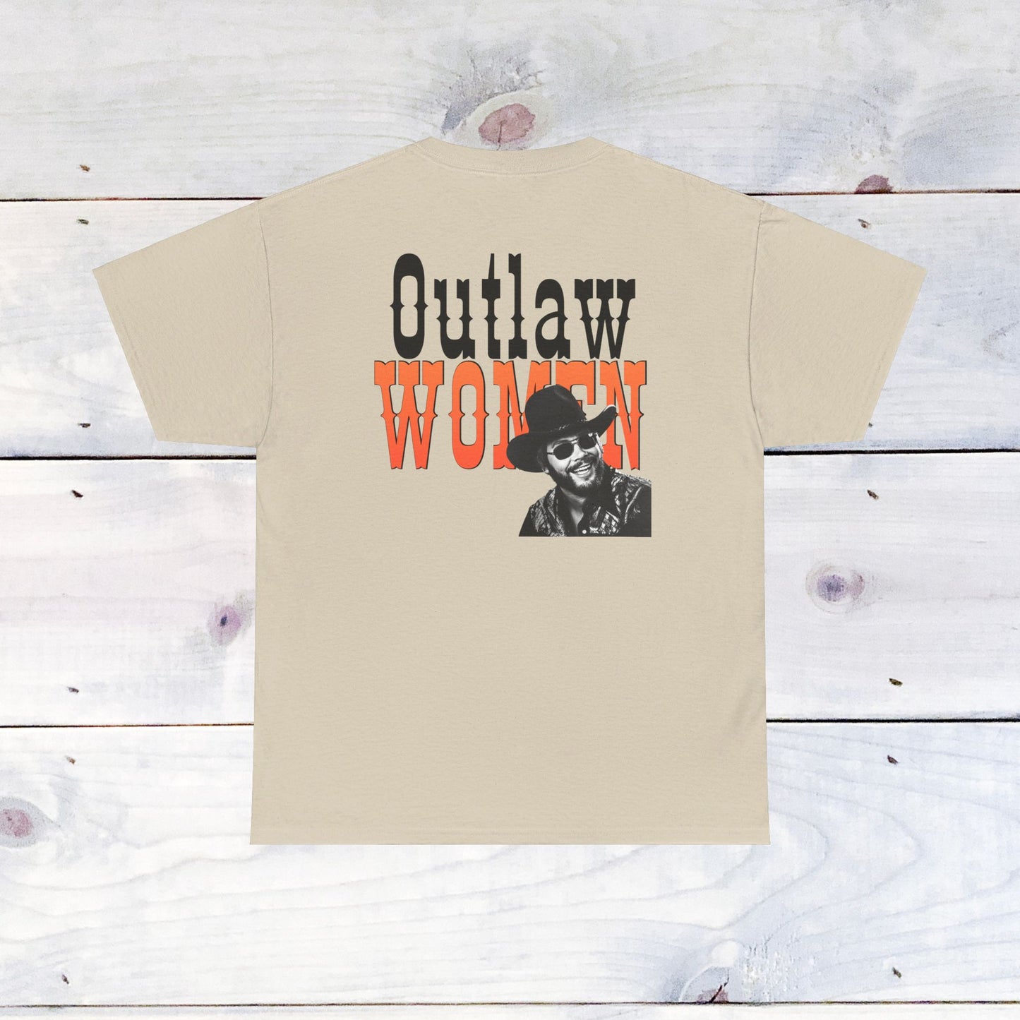 Hank Outlaw Women Unisex Cotton Tee