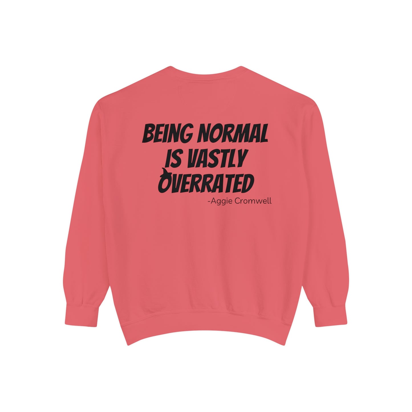Skull Front, Vastly Overrated Back - Comfort Colors Pullover - Multi Color Options