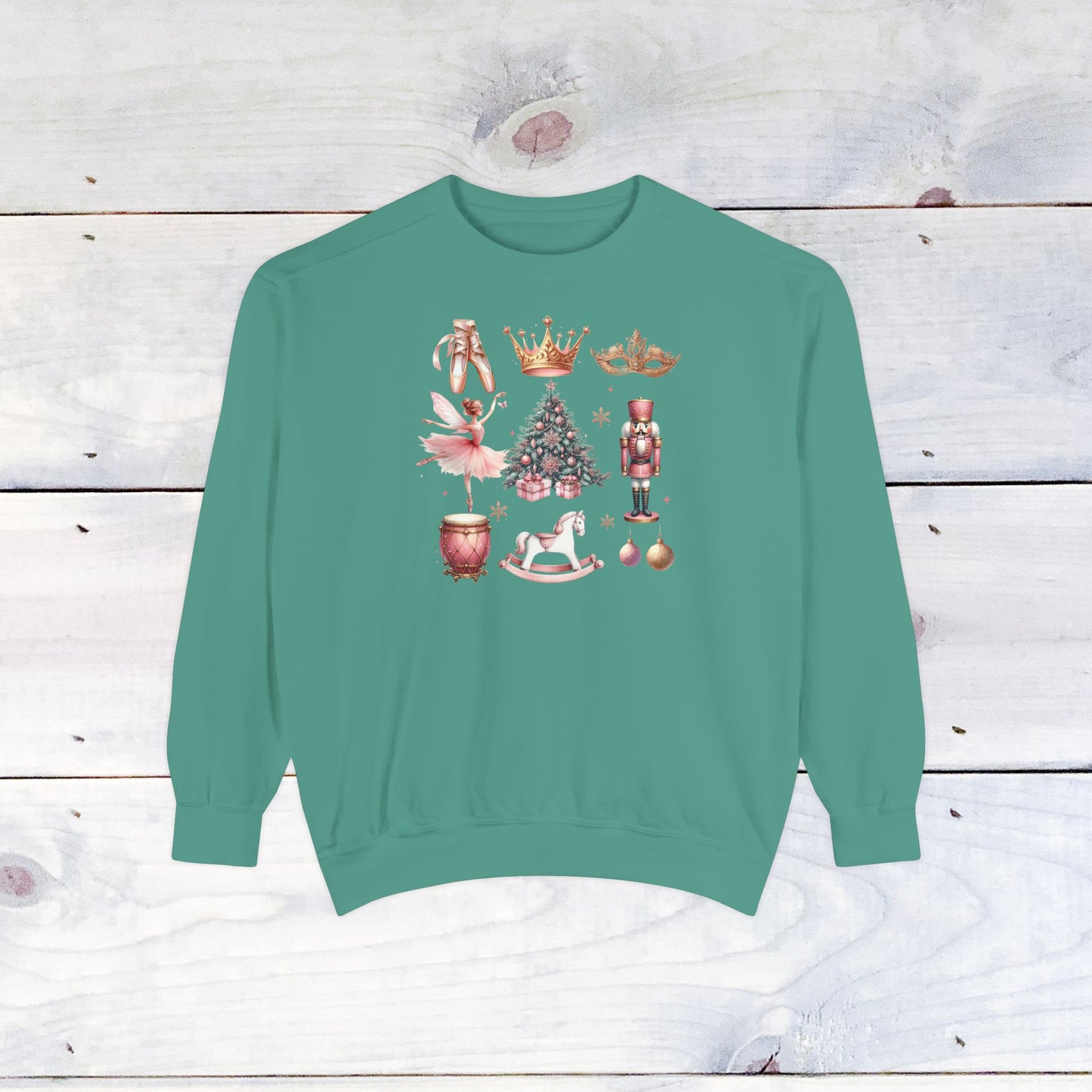 The Nutcracker Grid Comfort Colors Sweater