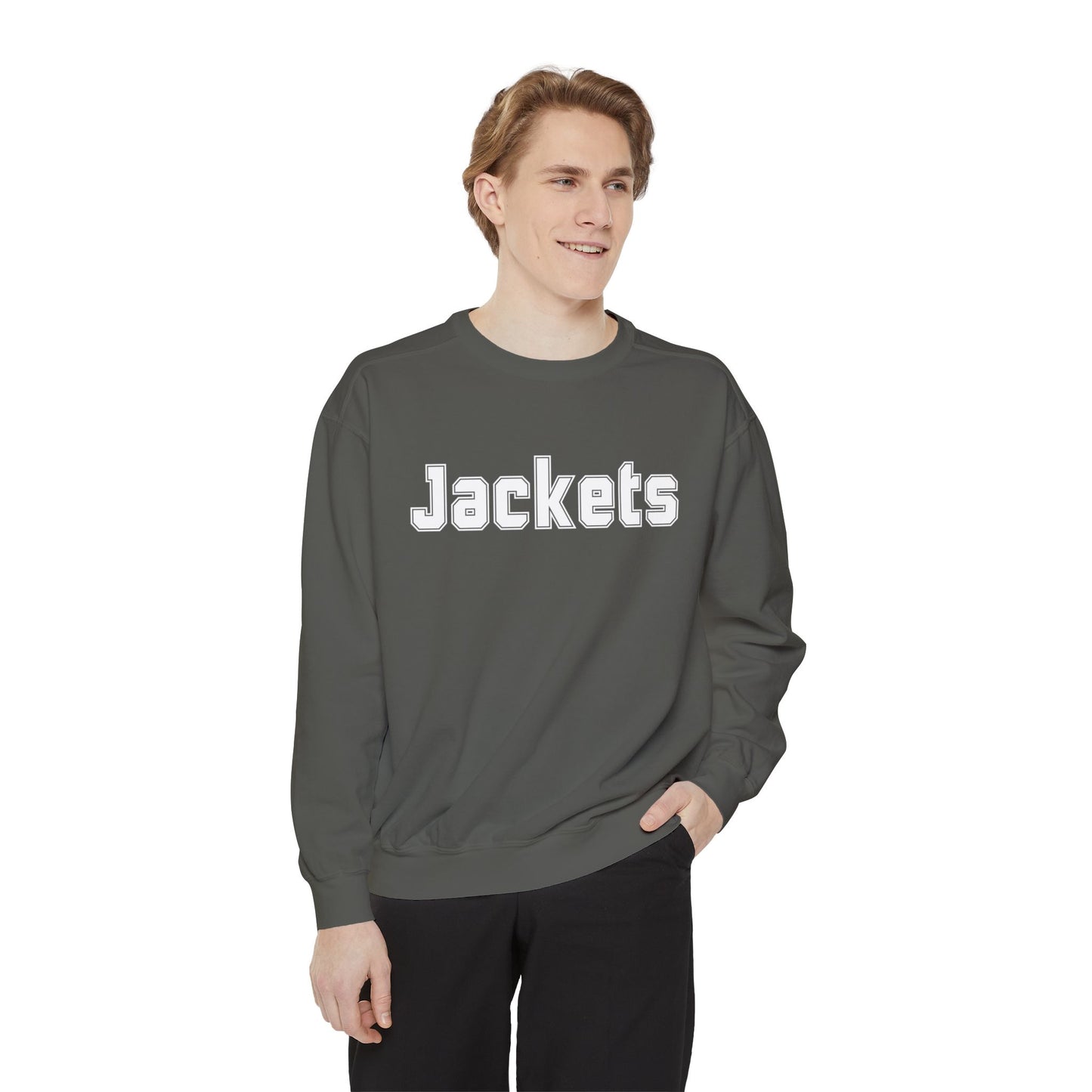Jackets Varsity White Unisex Garment-Dyed Sweatshirt