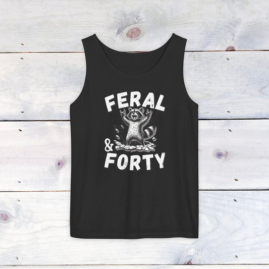 Feral & Forty Rockin' Comfort Colors Tank Top