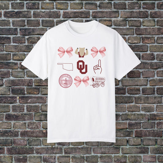 Oklahoma Sooners Bow Comfort Colors
