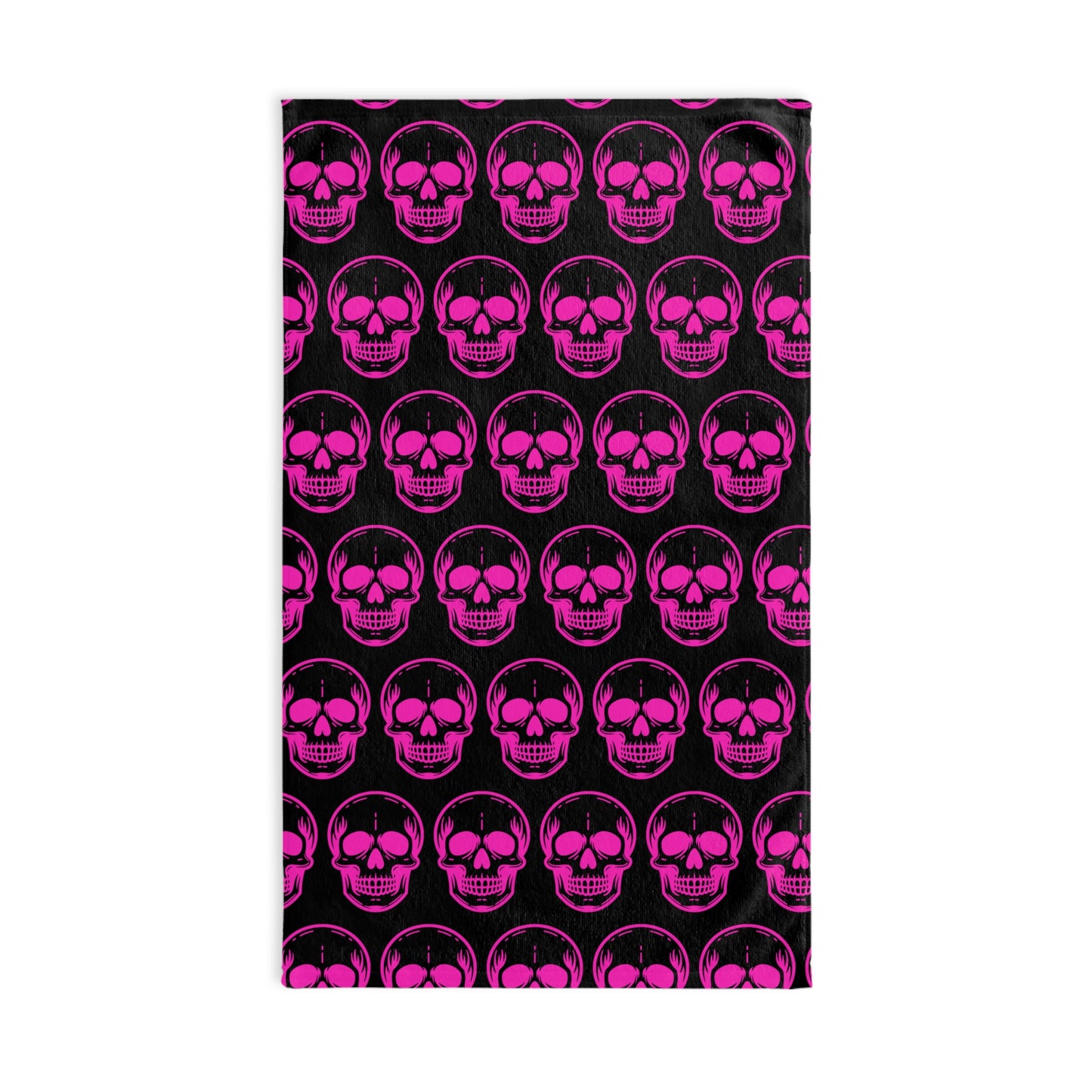 Pink Skull Hand Towel