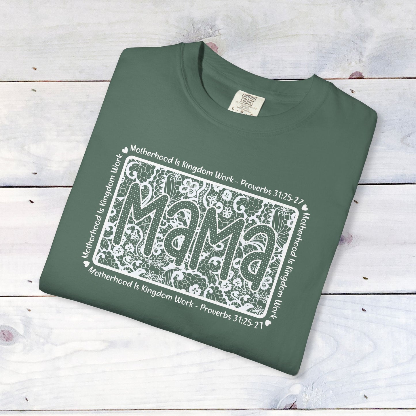 Mama Lace Comfort Colors Unisex Shirt
