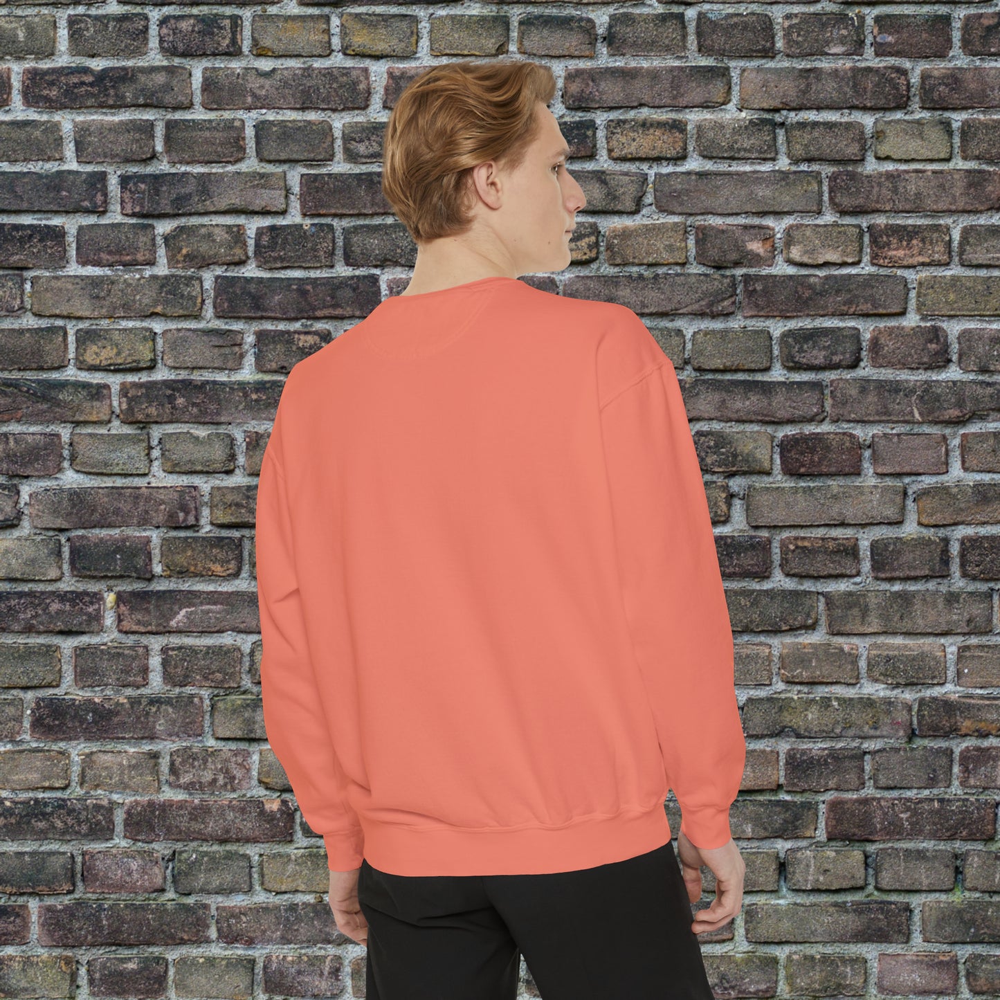 Game Day Comfort Colors Sweater - Brown Text