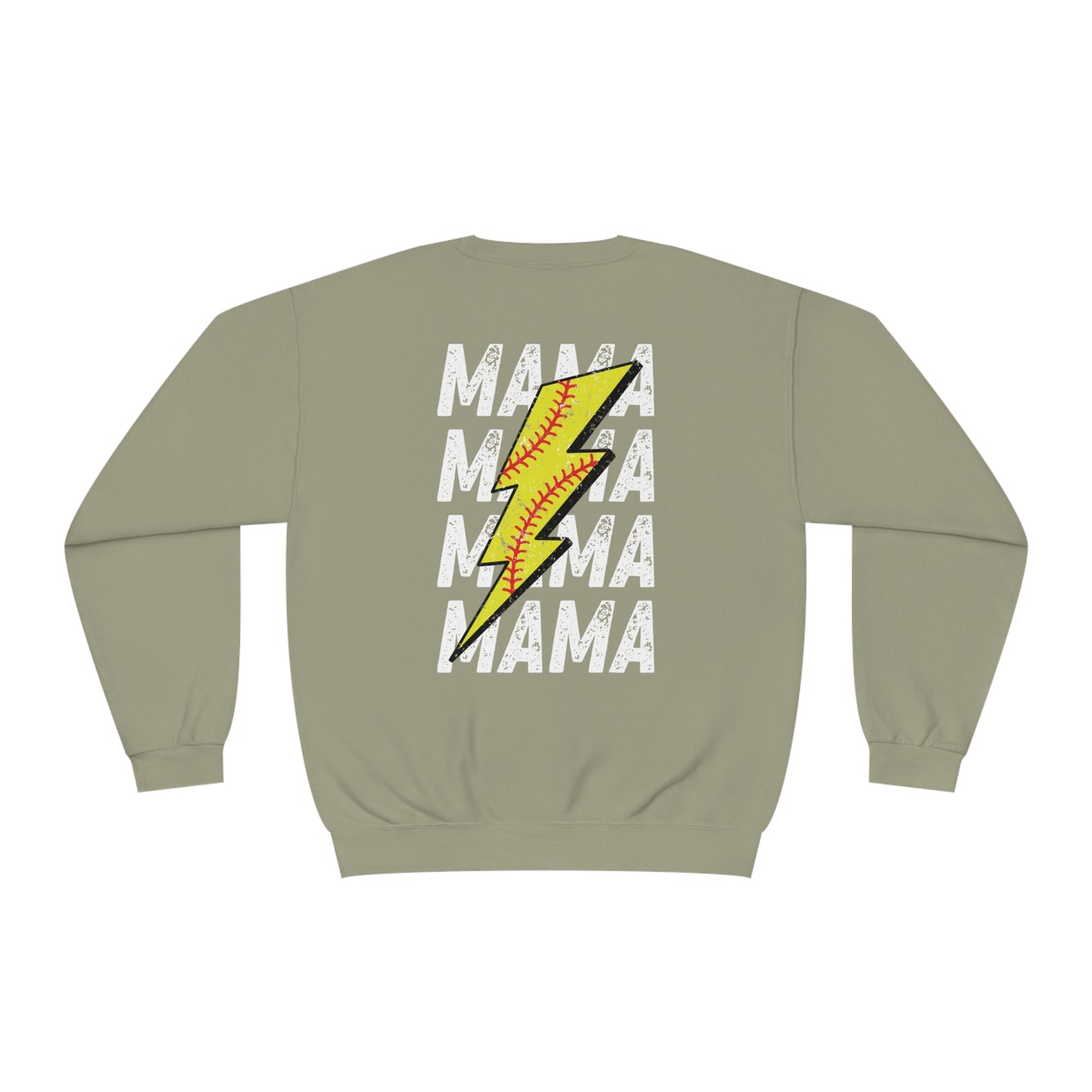 Softball Mama Sweater - White Text