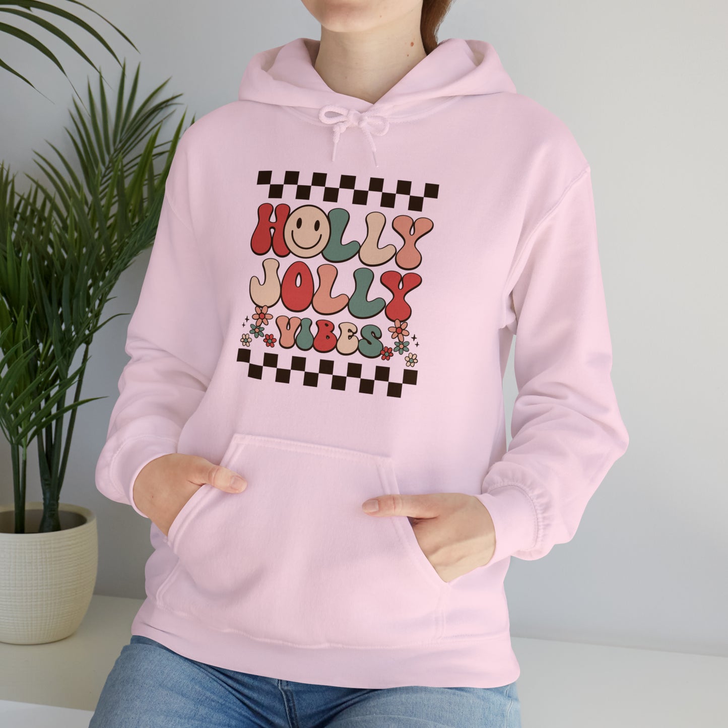 Holly Jolly Vibes Hoodie