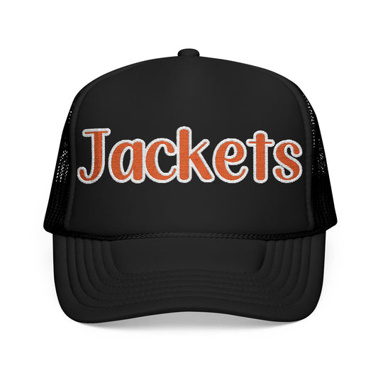 JACKETS Embroidered Foam Trucker Hat
