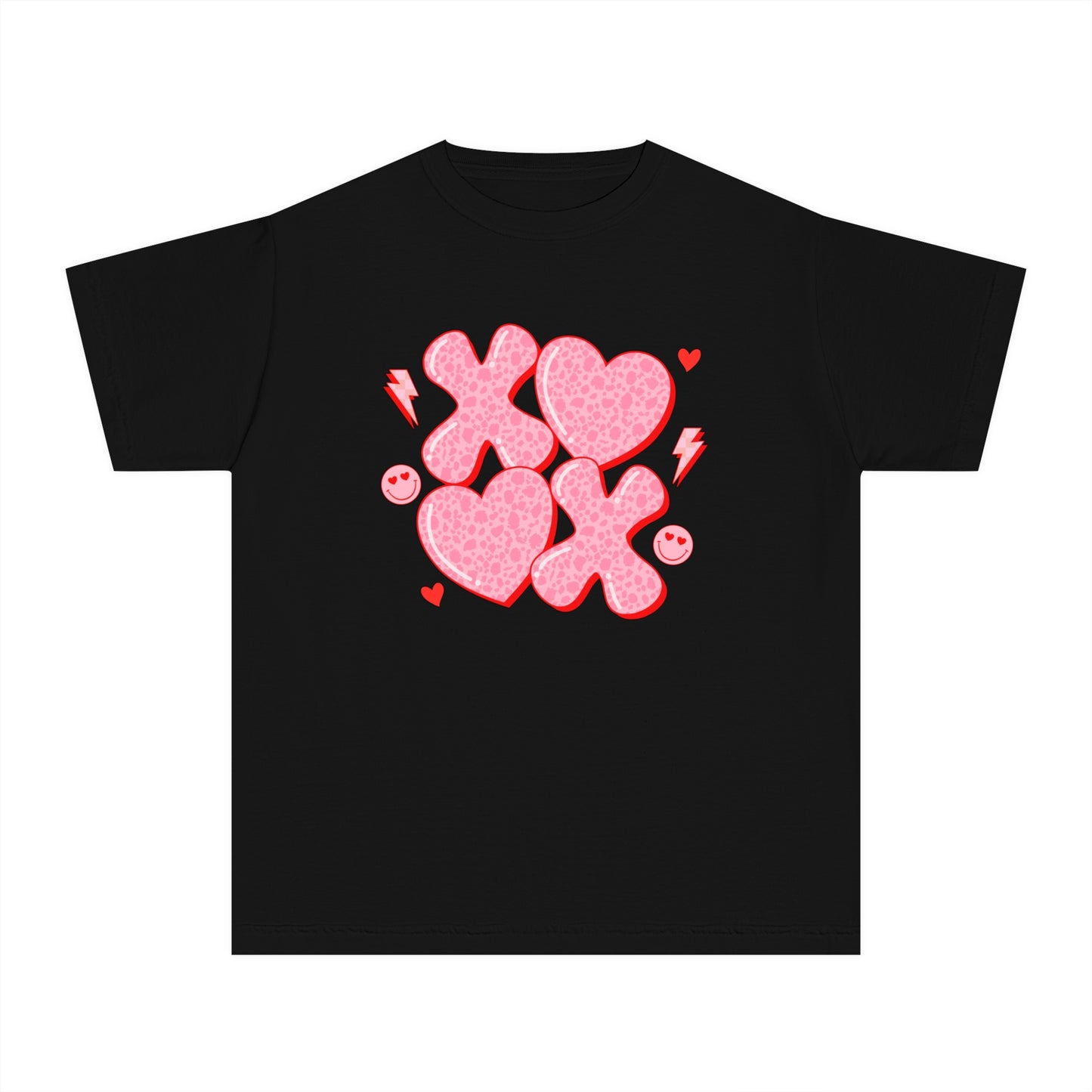 XOXO Cheetah Youth Comfort Colors Tee