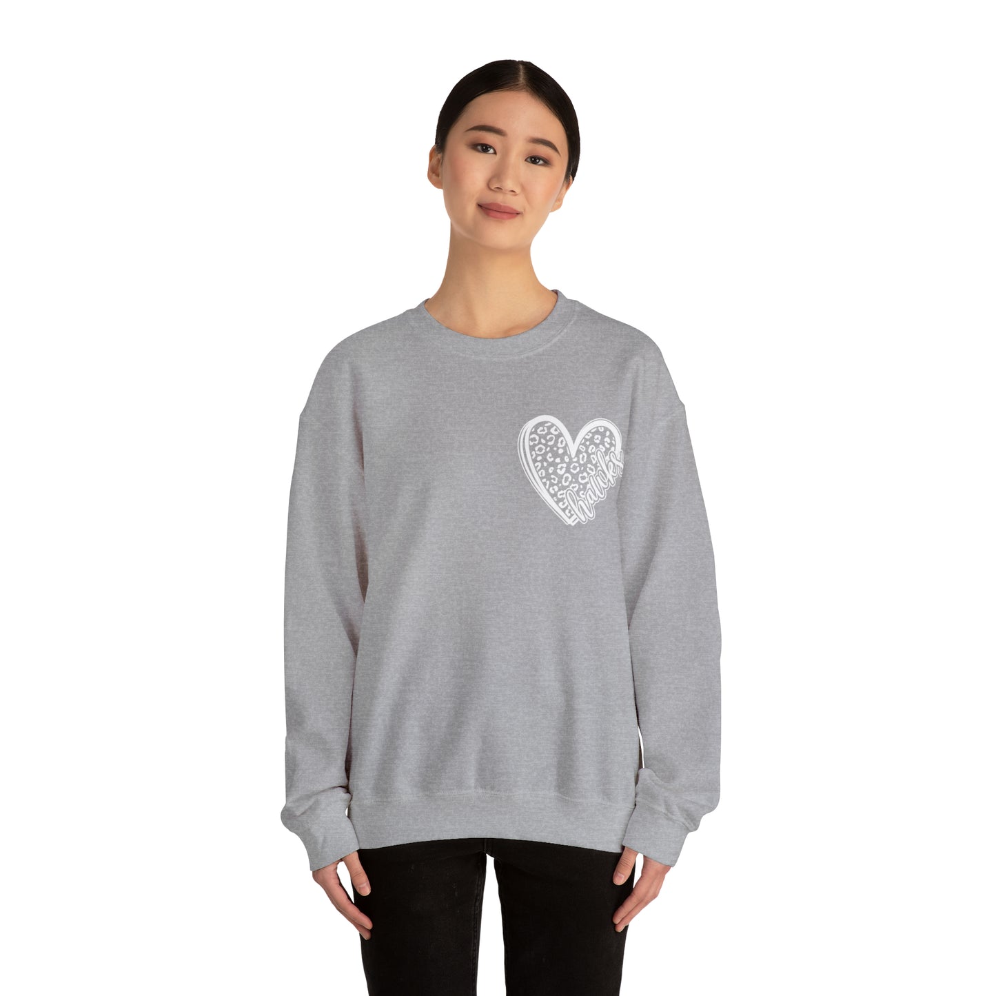 Hawks Cheetah Heart Sweater