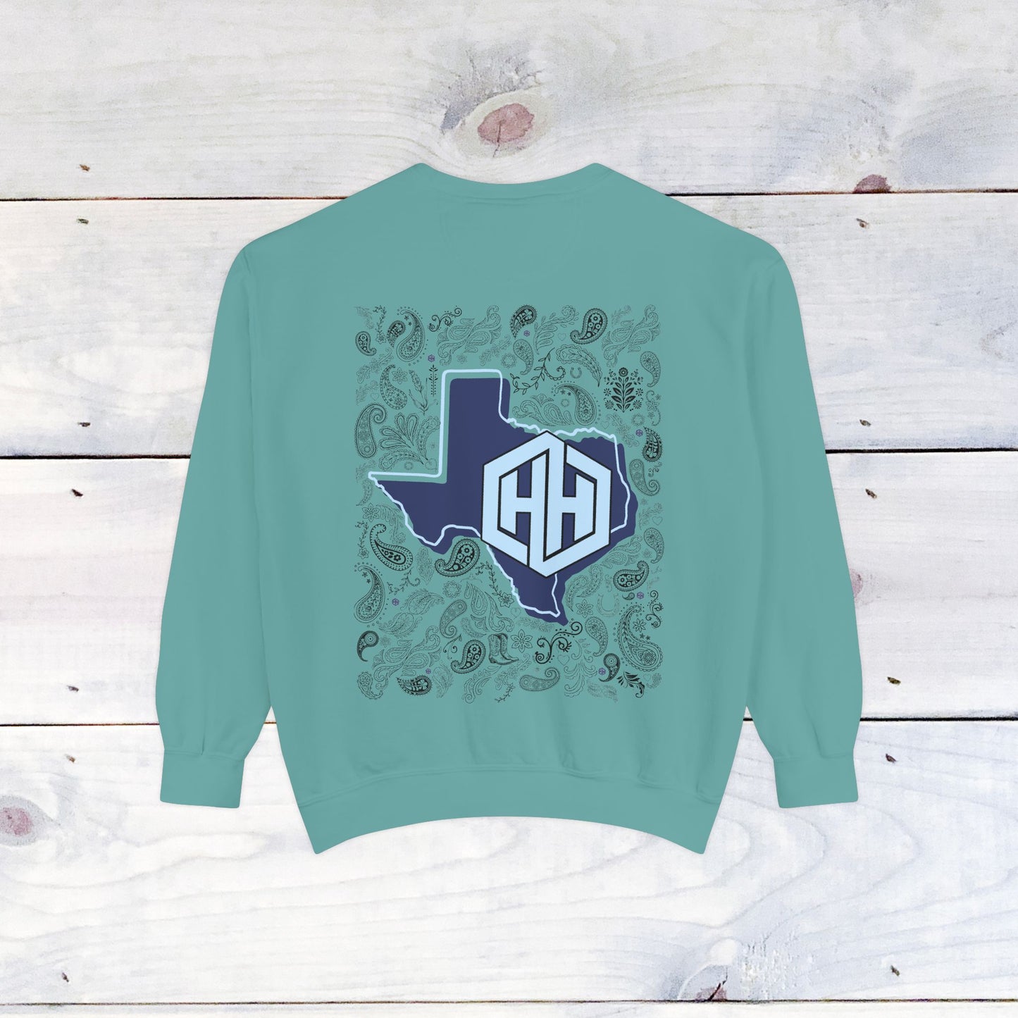 SPHE Deep in the Heart Back Comfort Colors Sweater