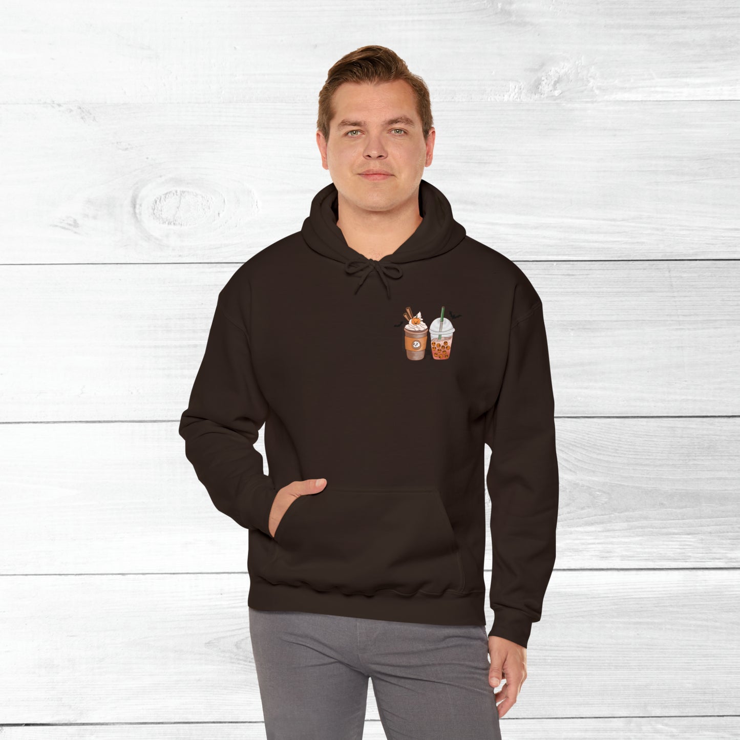Halloween Coffee Hoodie - Hocus Pocus I need Coffee to Focus Back