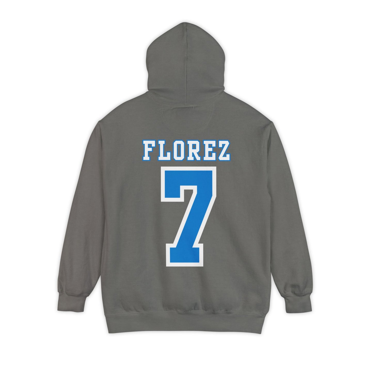 Custom Stallions Mom #7 Florez Comfort Colors Hoodie