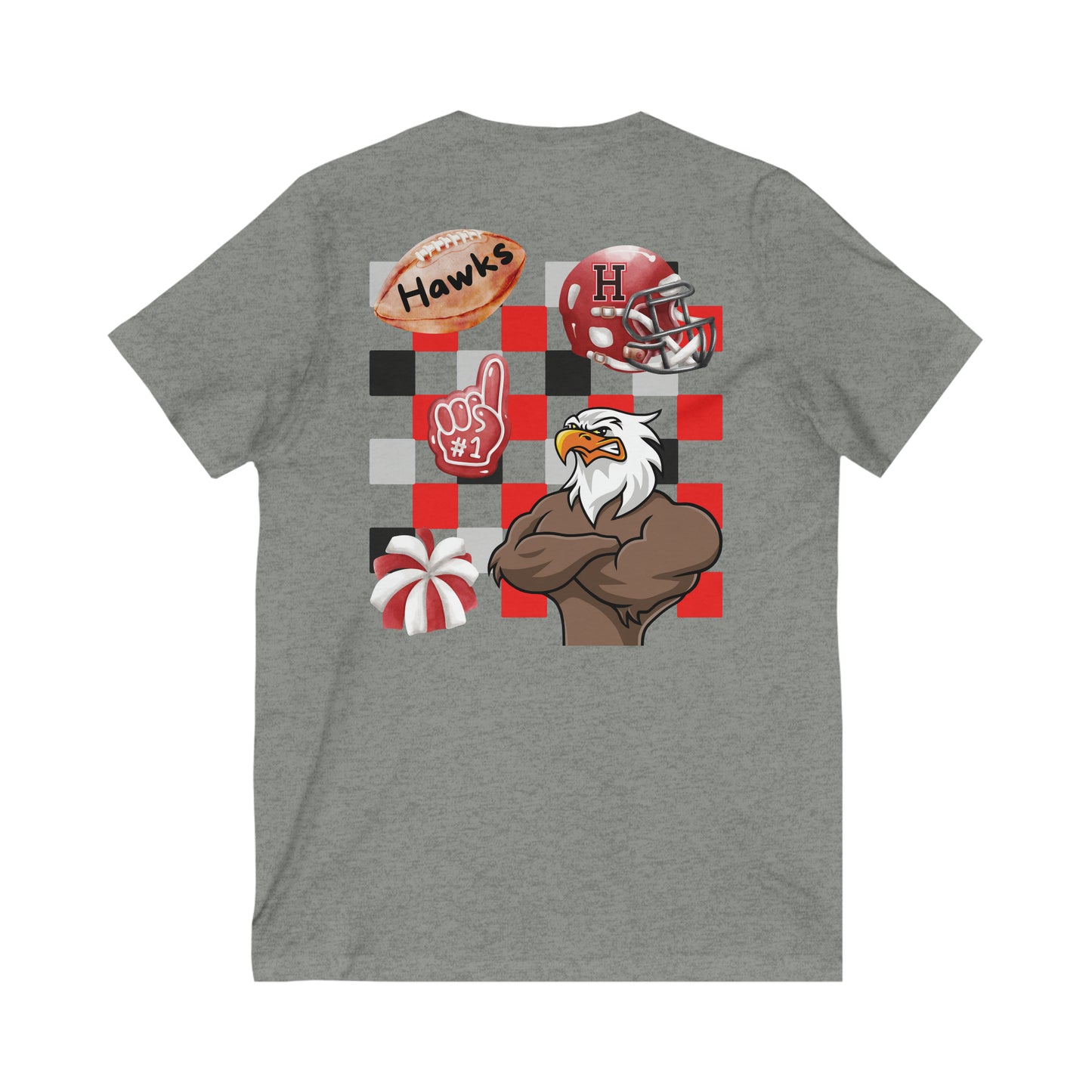 Heath Hawks Fun Women's V Neck