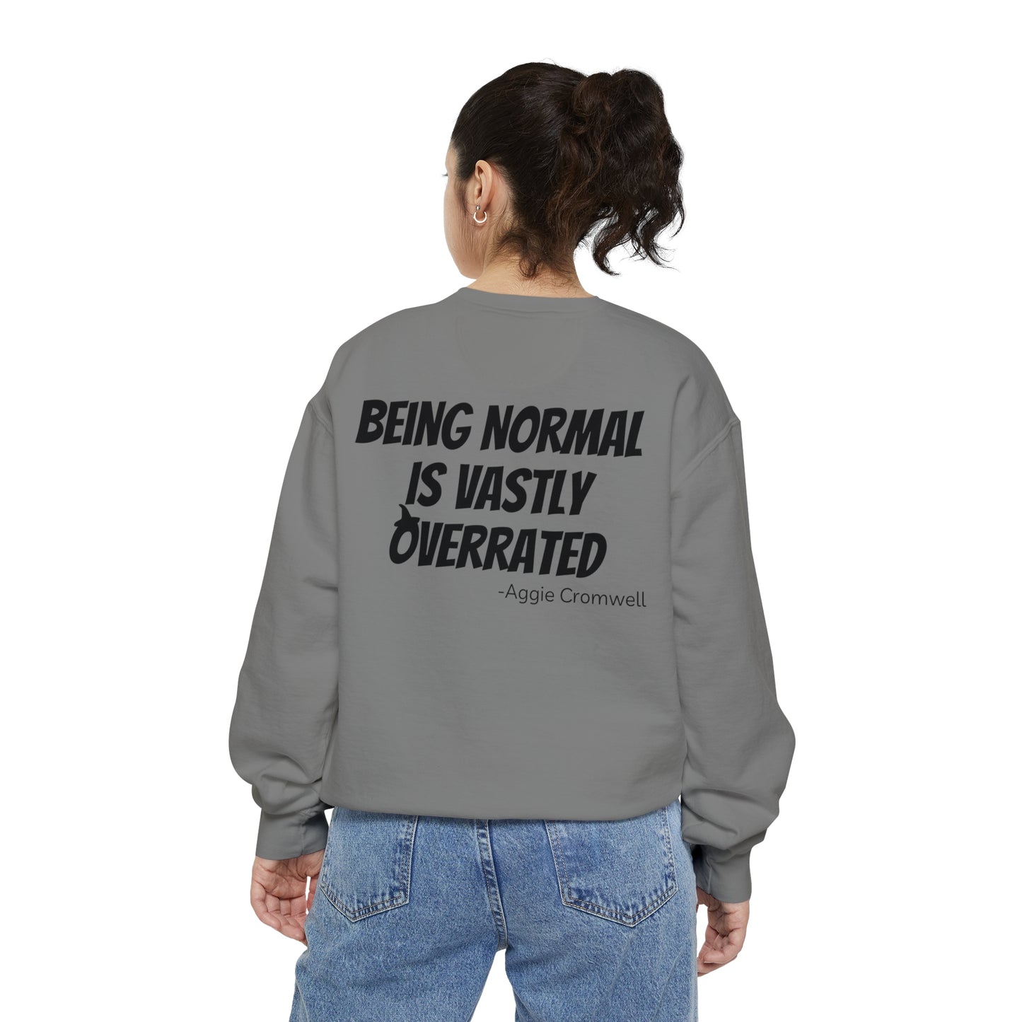 Skull Front, Vastly Overrated Back - Comfort Colors Pullover - Multi Color Options