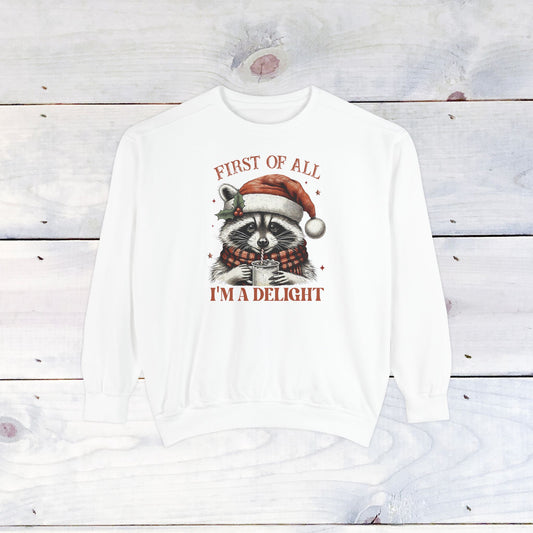 I'm a Delight Comfort Colors Holiday Sweater