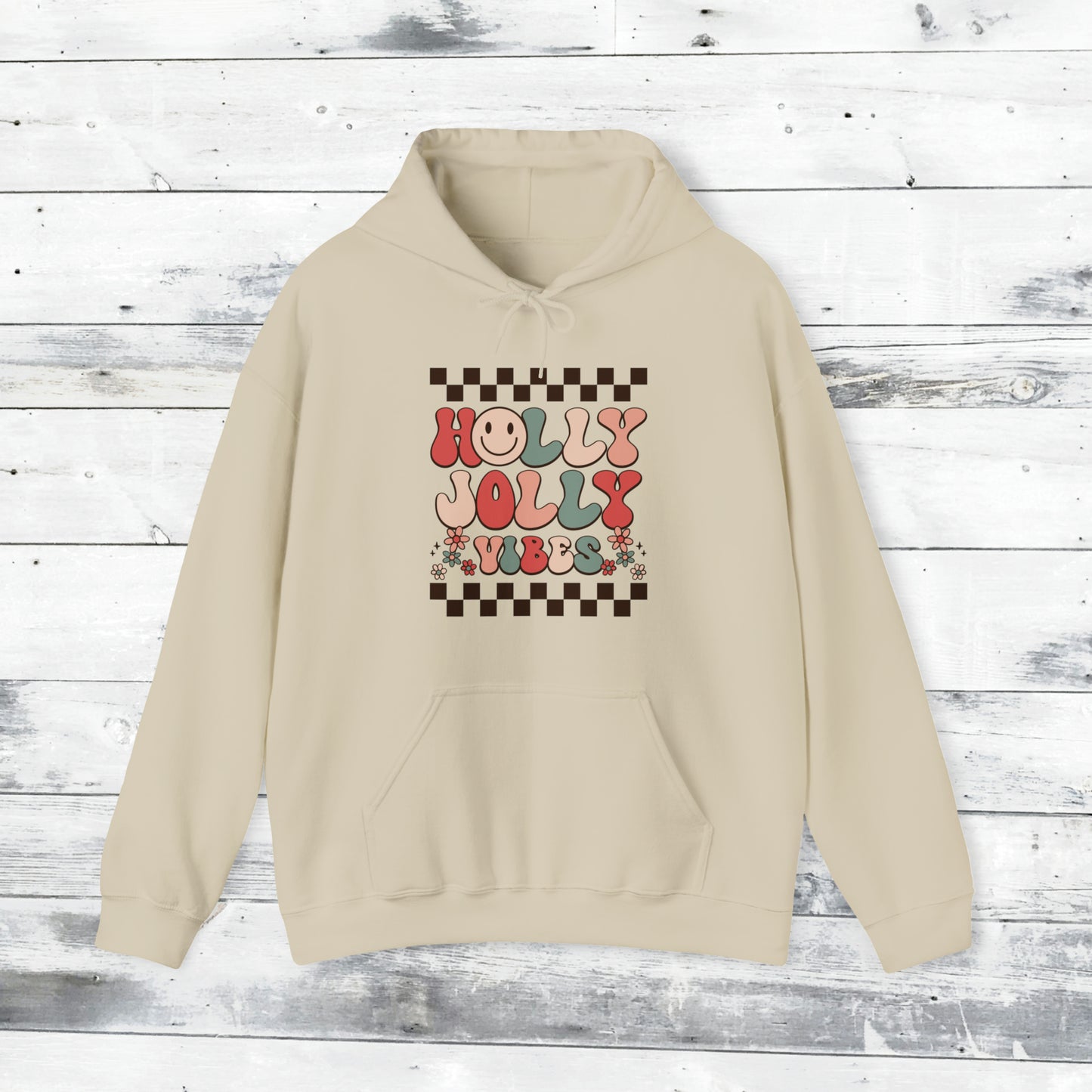 Holly Jolly Vibes Hoodie