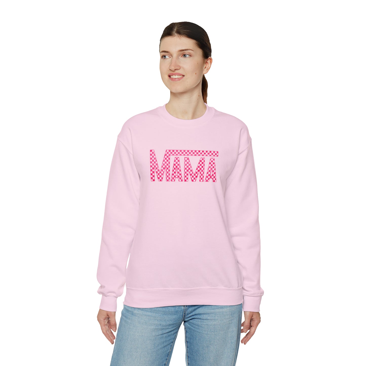 Pink Mama Checkered Sweater