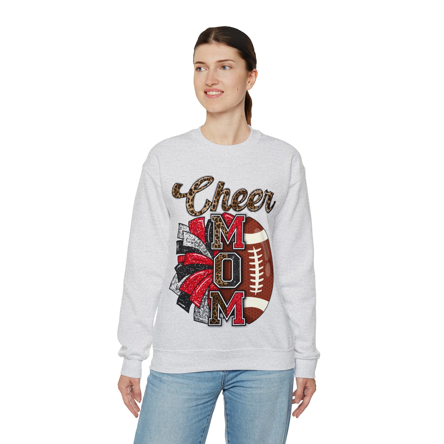 Cheer Mom Glitz Front Sweater
