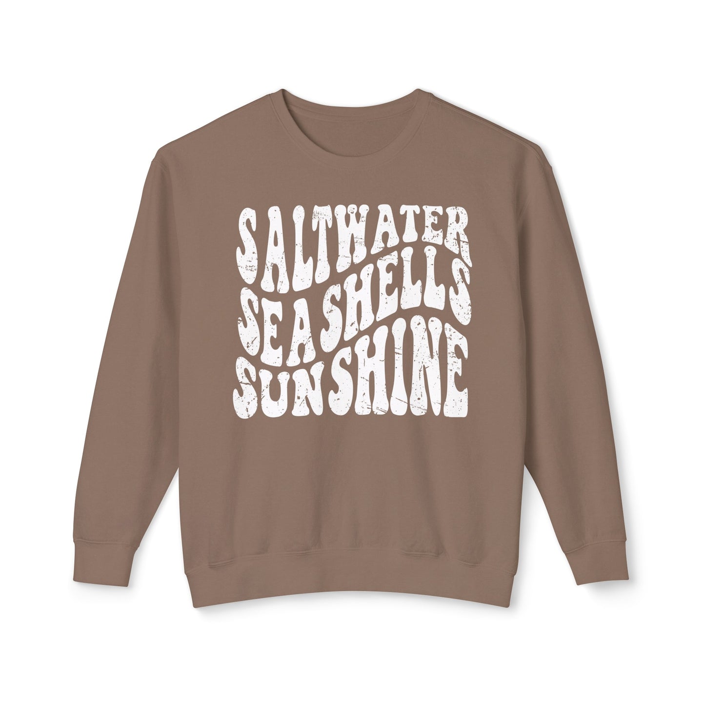 Sunshine, Seashells, Saltwater Comfort Colors Sweater
