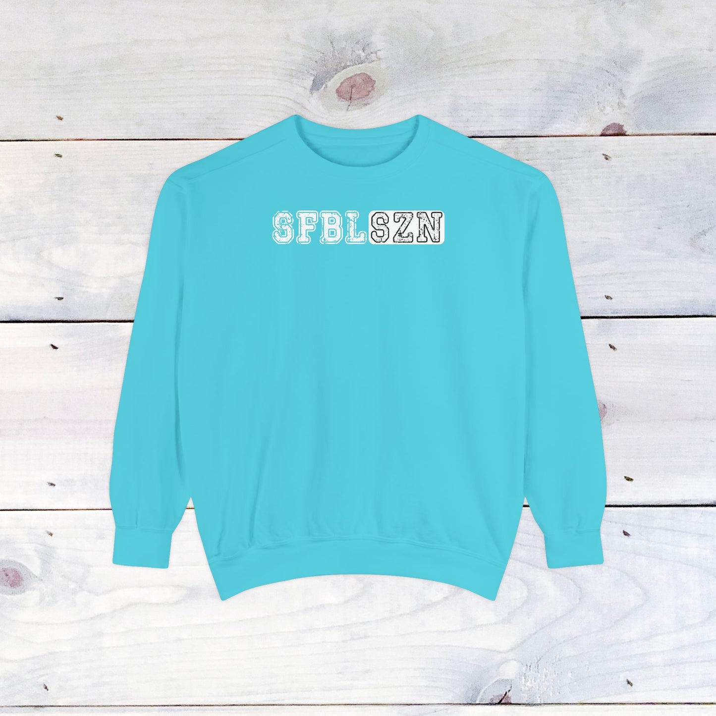 Softball Season Custom Comfort Colors Sweater