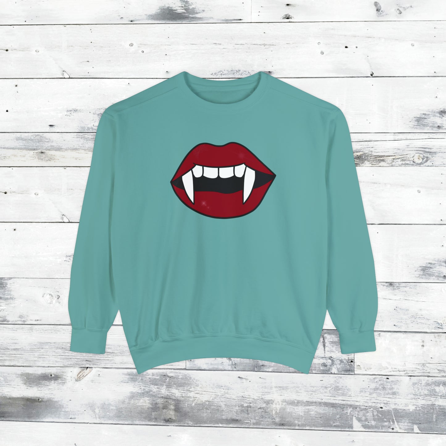 Vampire Fang Comfort Colors Sweater