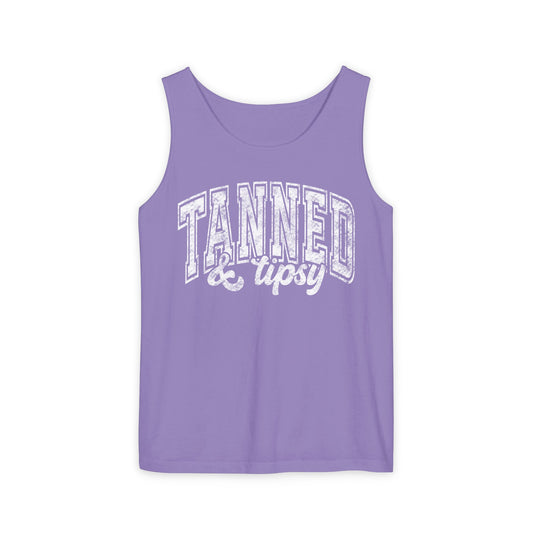 Tanned & Tipsy Comfort Colors Tank