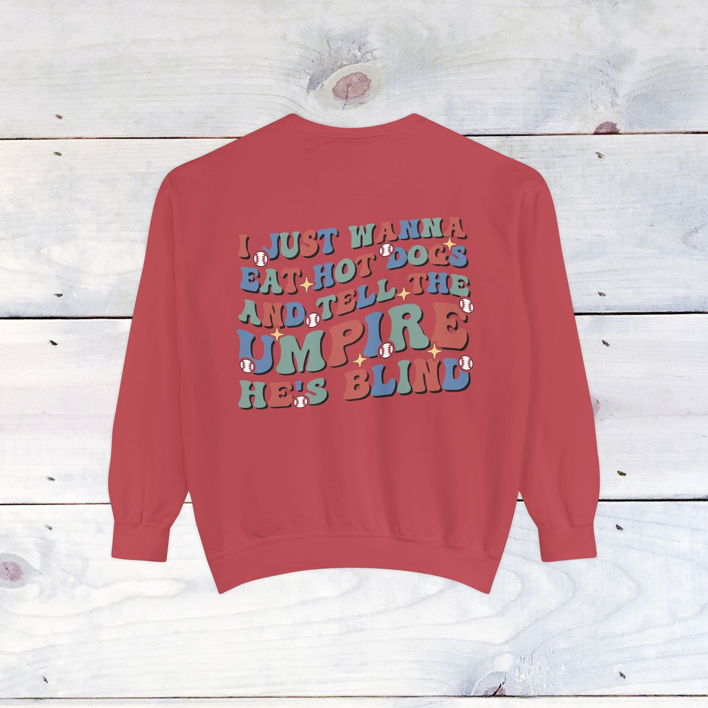 Baseball Mom Comfort Color Sweatshirt