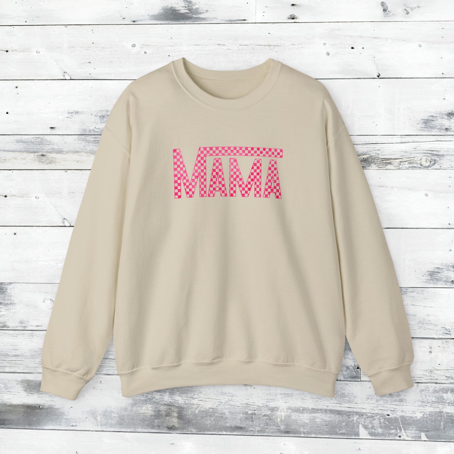 Pink Mama Checkered Sweater