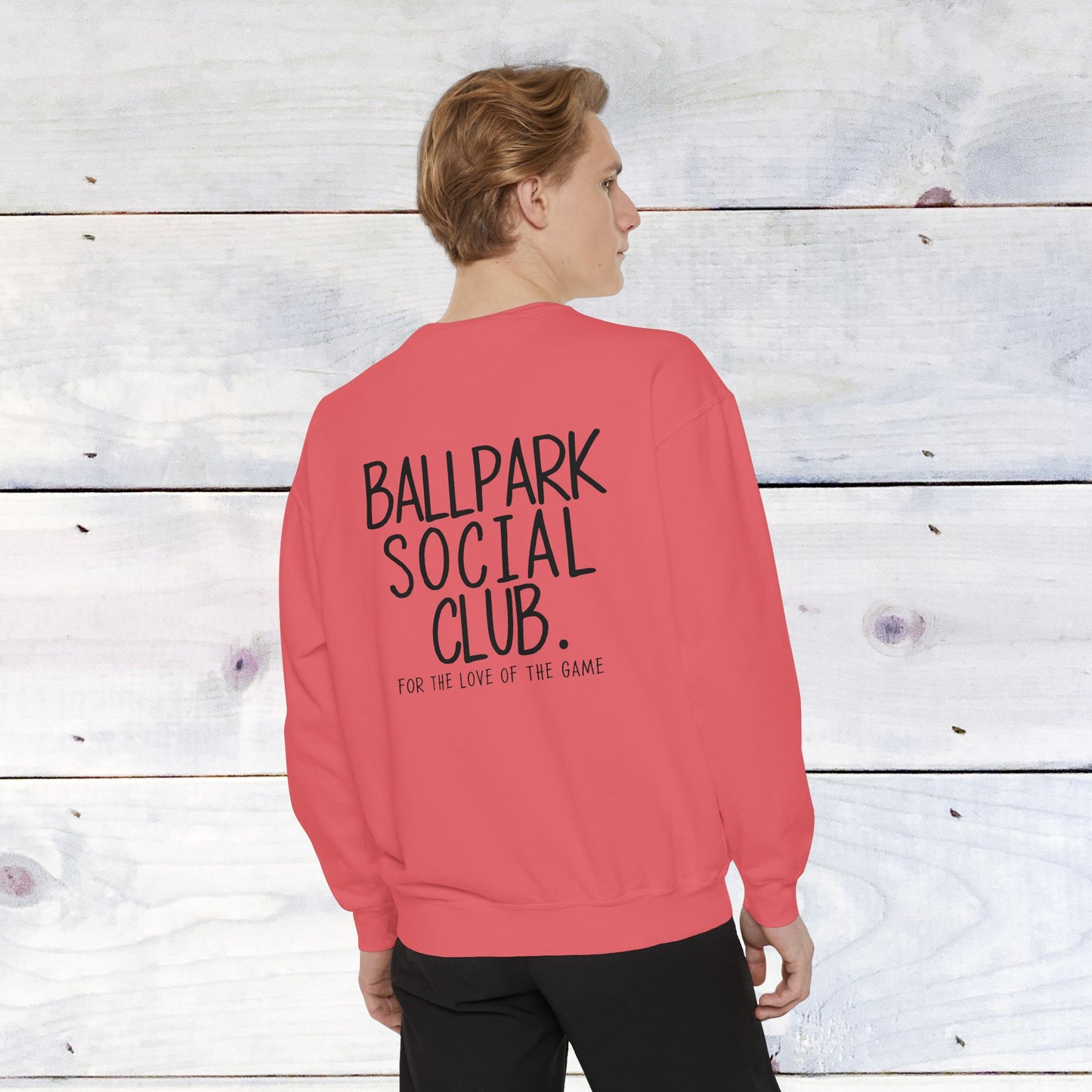 Ballpark Social Club Comfort Color Sweatshirt Black
