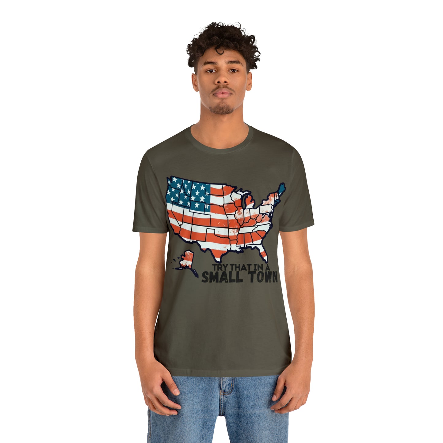 Try That in a Small Town - America Front Graphic - Aldean - Unisex Classic T-Shirt