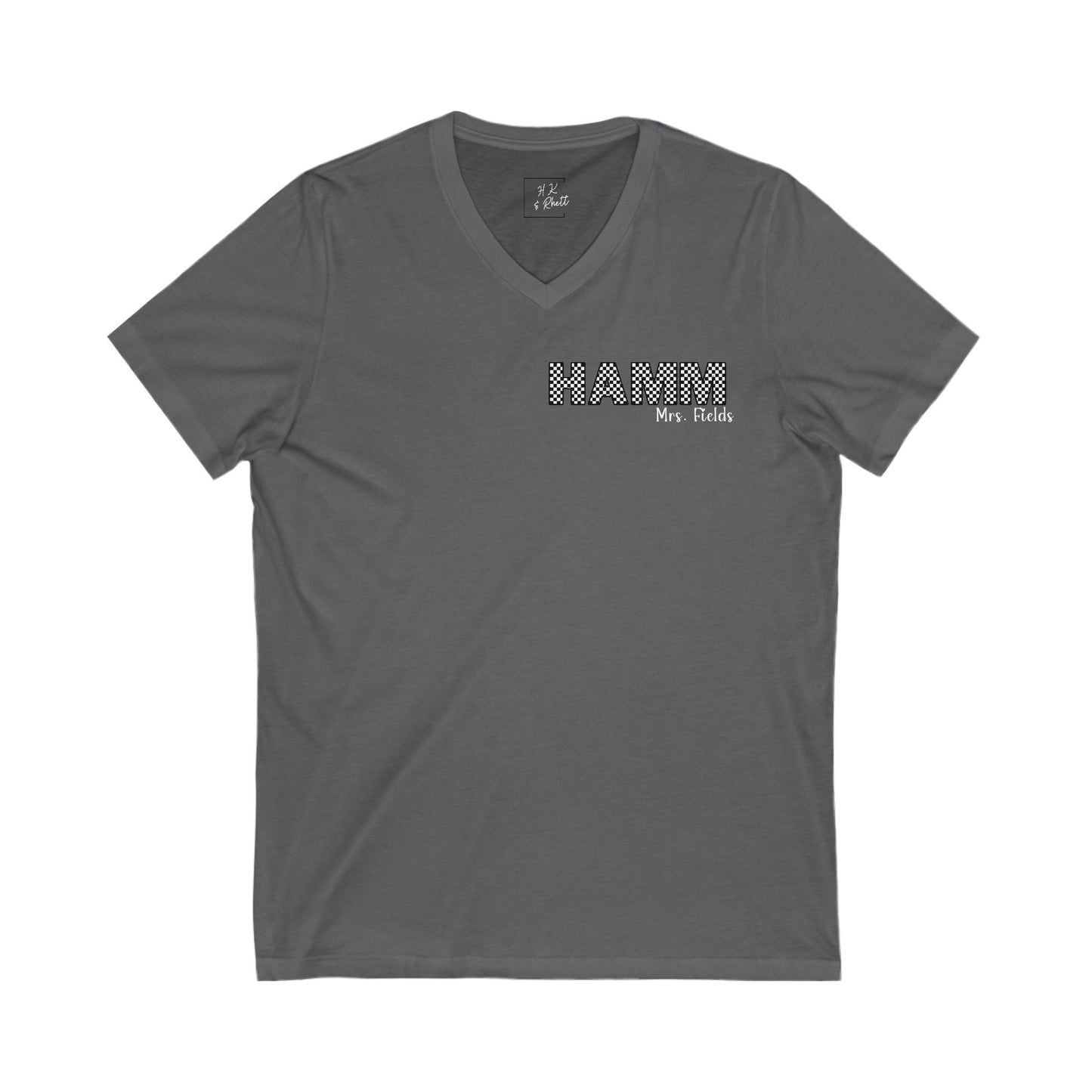 Personalized Pre-K Hamm Teacher V-Neck Tee
