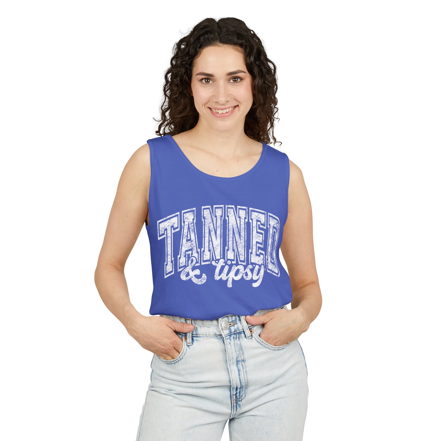 Tanned & Tipsy Comfort Colors Tank