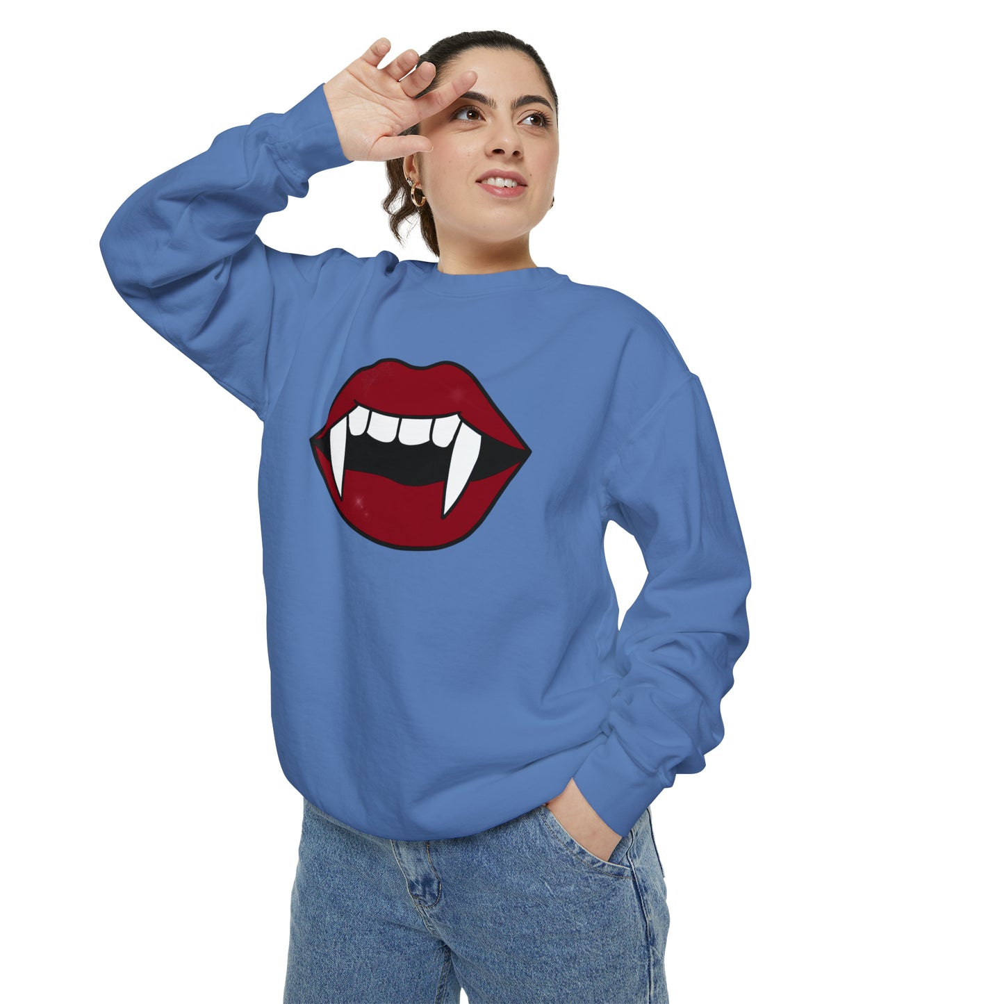 Vampire Fang Comfort Colors Sweater