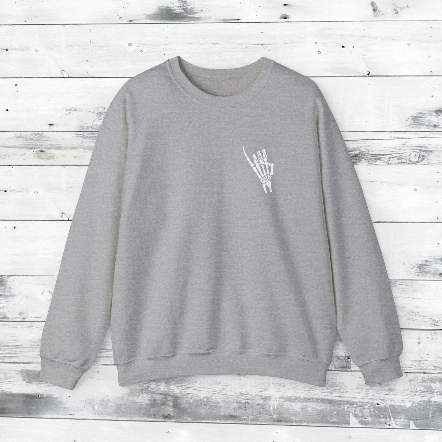Skelly Stingers Up and Rockwall Back Sweater