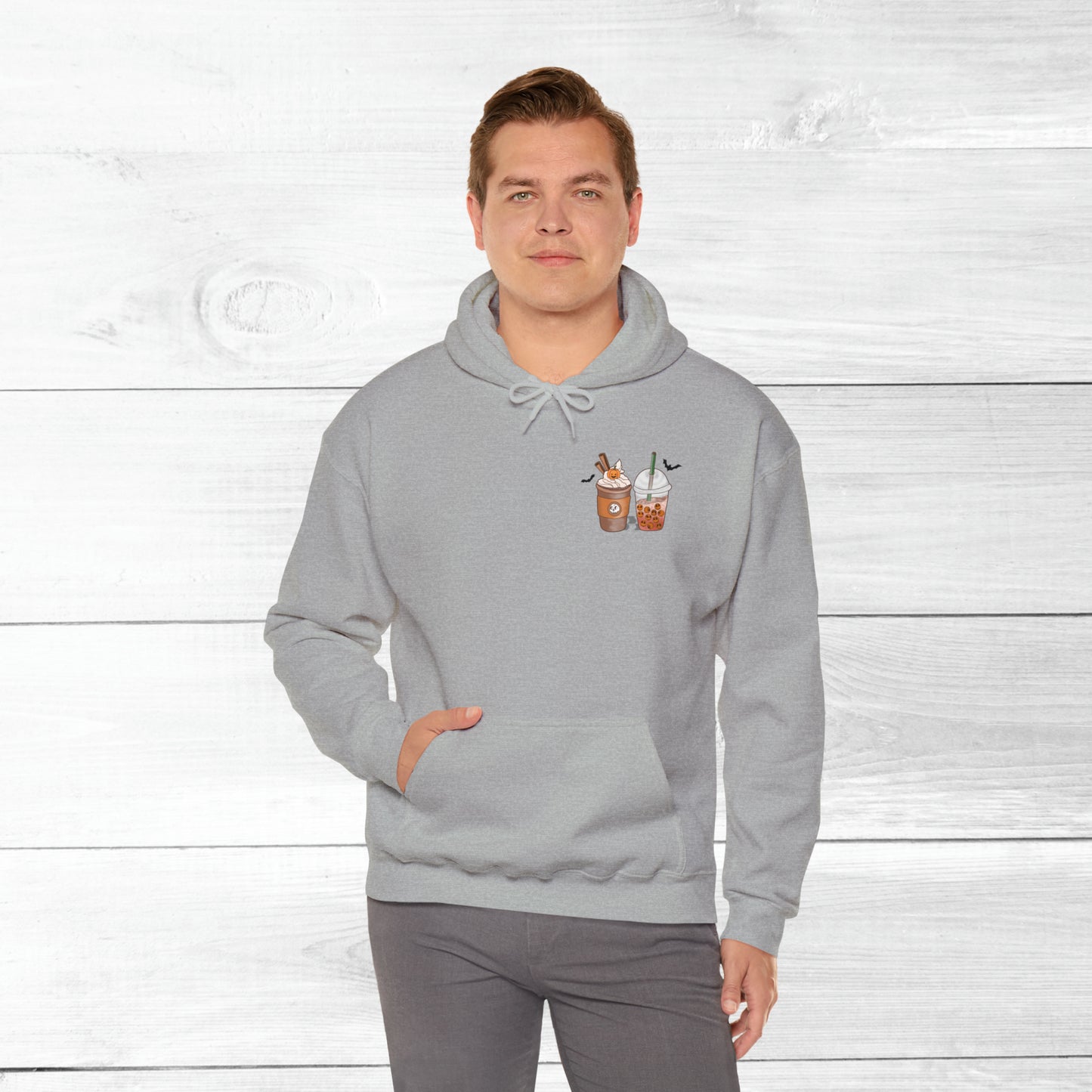 Halloween Coffee Hoodie - Hocus Pocus I need Coffee to Focus Back