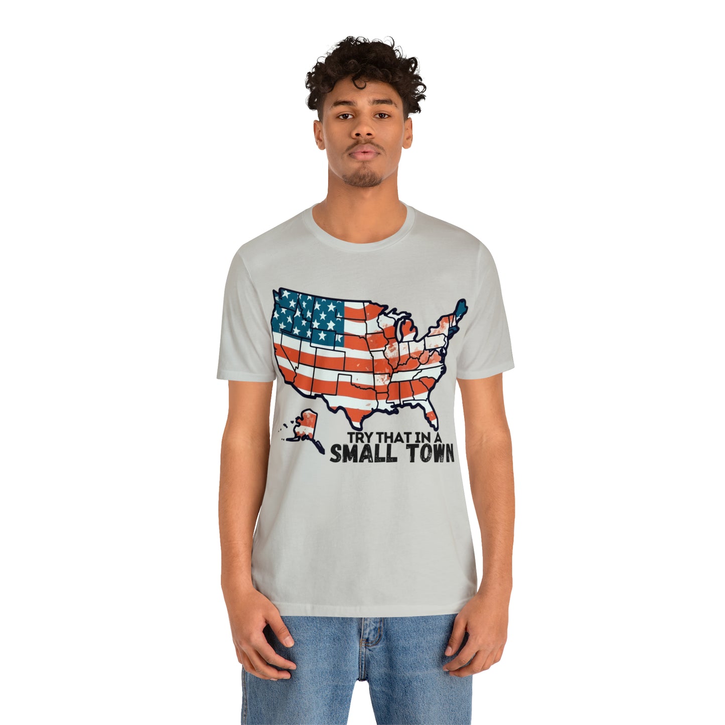 Try That in a Small Town - America Front Graphic - Aldean - Unisex Classic T-Shirt