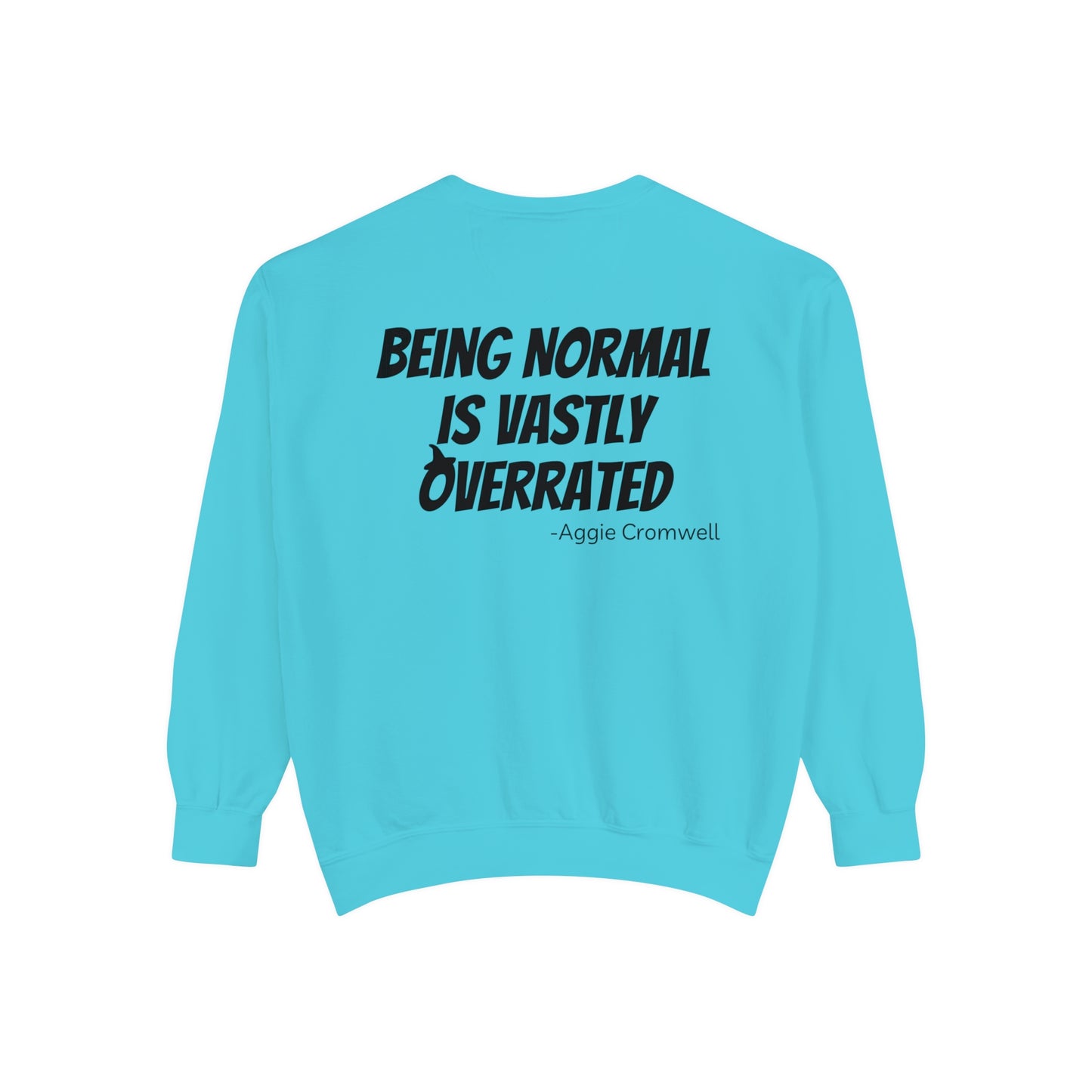 Skull Front, Vastly Overrated Back - Comfort Colors Pullover - Multi Color Options