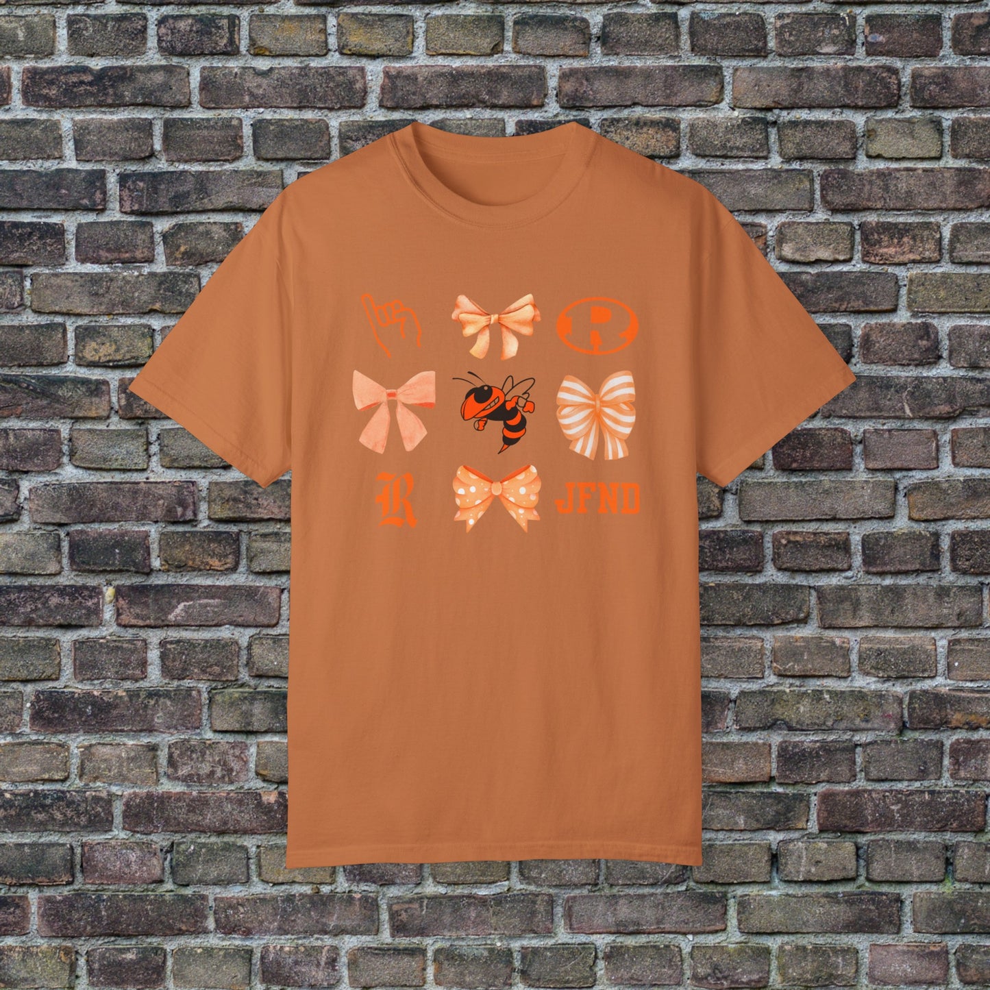 Rockwal Yellowjacket Bow Comfort Colors T