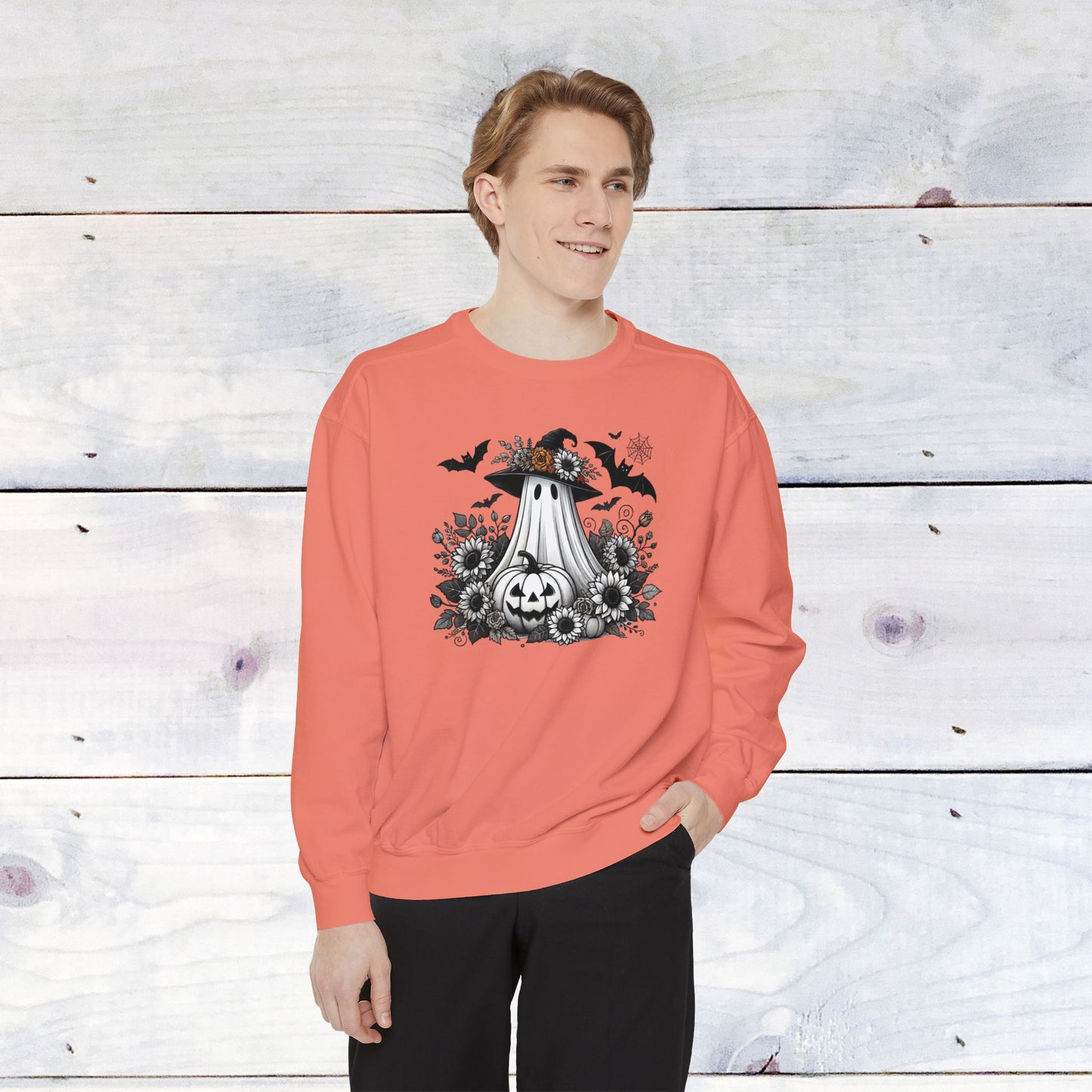 Groovy Ghost Comfort Colors Sweater