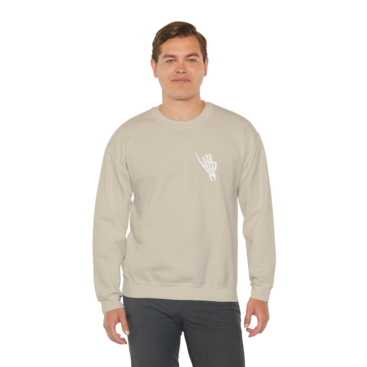 Skelly Stingers Up and Rockwall Back Sweater