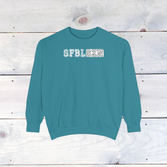 Softball Season Custom Comfort Colors Sweater
