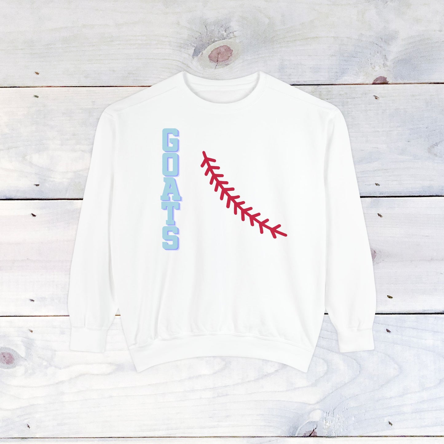 Goats Baseball Comfort Color Sweatshirt